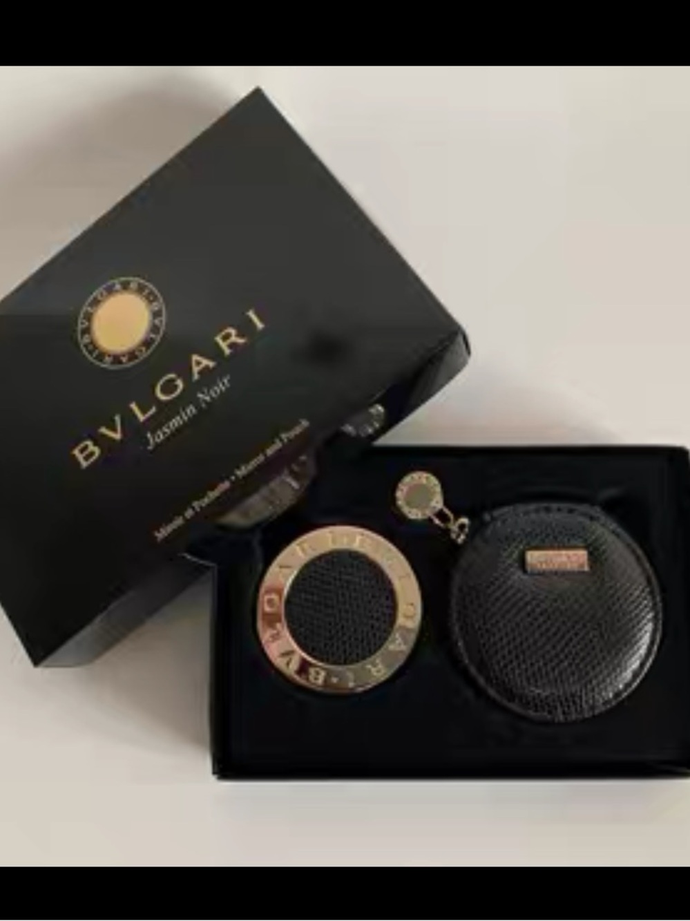 Bvlgari perfume gift mirror and mirror/Coin case